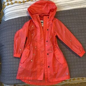 Long line packable rain jacket